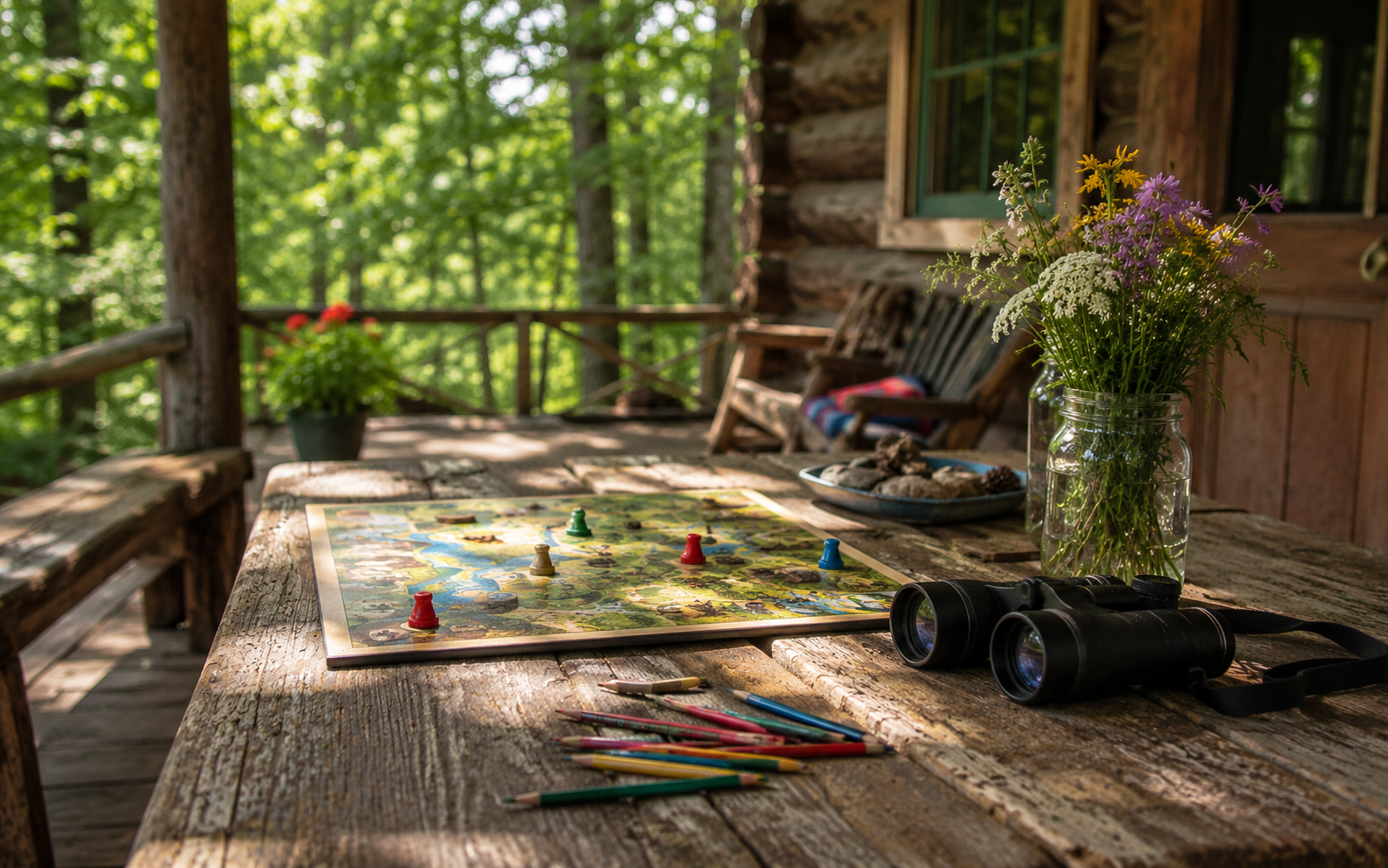 Screen-Free Cabin Weekend for Kids